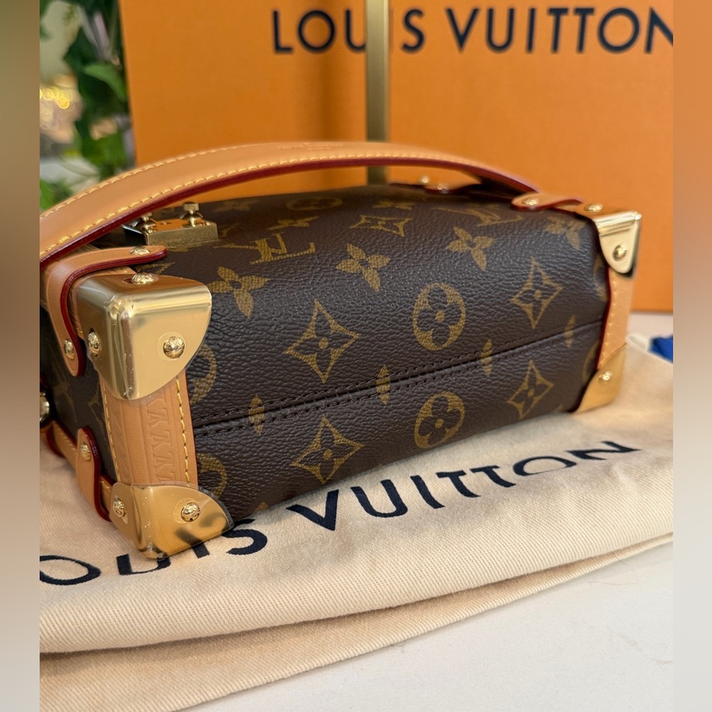 Louis Vuitton Monogram Side Mini Trunk PM ~ Gently Used w/ Box, Dust Bag 2 COA’s - Picture 14 of 16